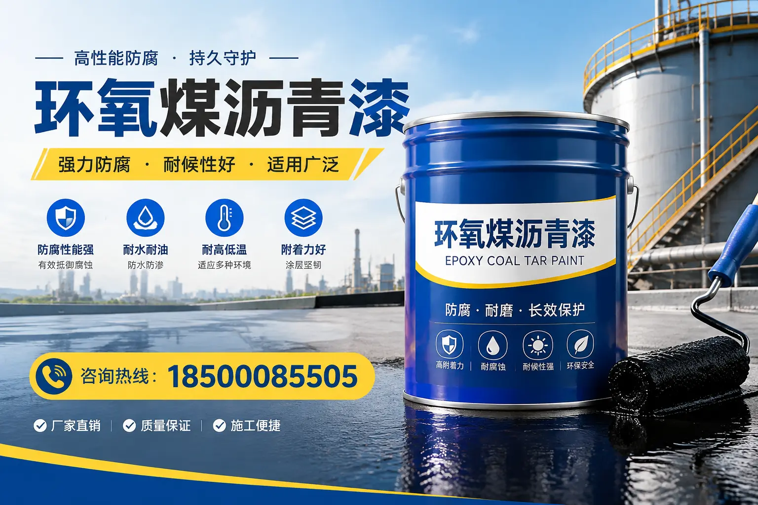 环氧煤沥青漆的储存与运输注意事项,沙河企业须知